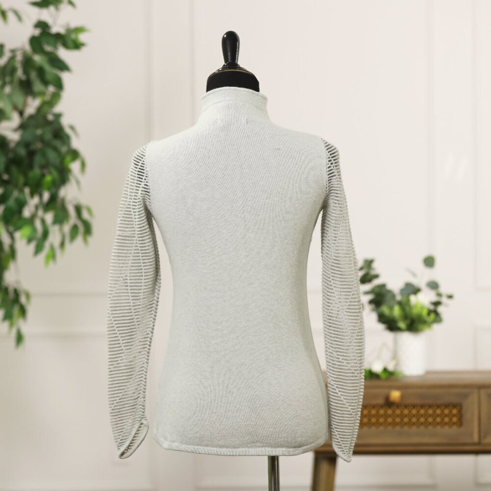 Nik + Zoe Gray Sweater View 5